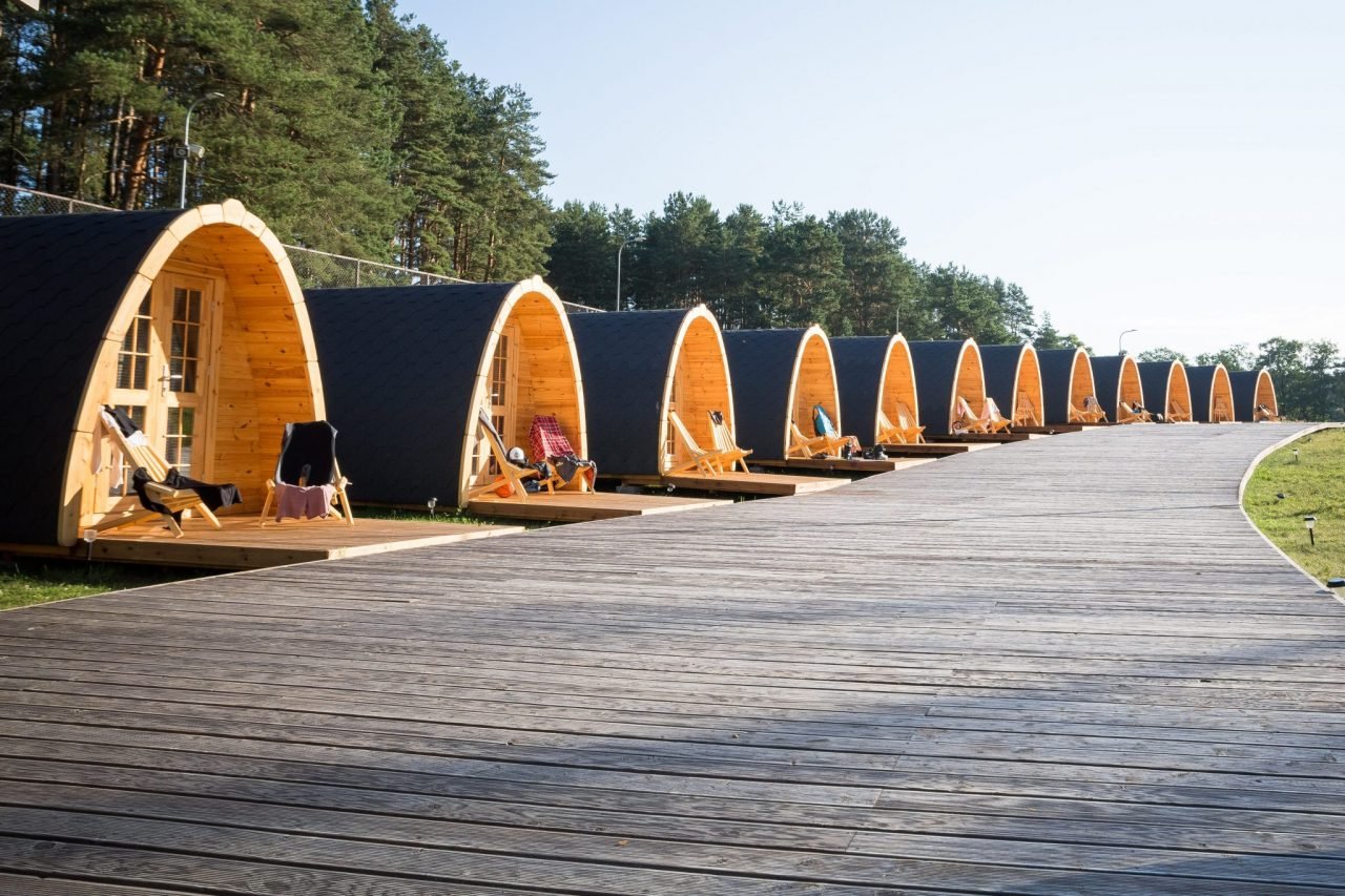 Įdomi nakvynės vieta Lietuvoje - "Camping Pod" Zarasuose